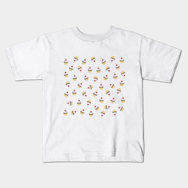 Cupcakes Kids T-Shirt by stefy